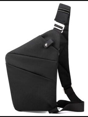 Waterproof Nylon Anti Theft Sling Crossbody Bag Large Capacity
